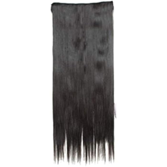 DILLARDS Real Remy Straight Clip Ins Black Hair Extensions For African American Relaxed Hair - Image 2